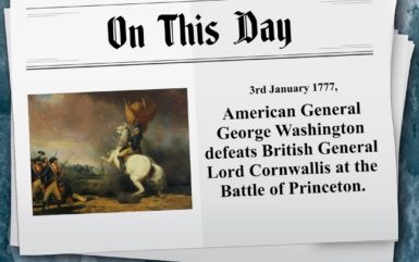 This Day on History: 3rd January 1777