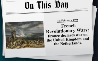 On This Day – 1st February 1793